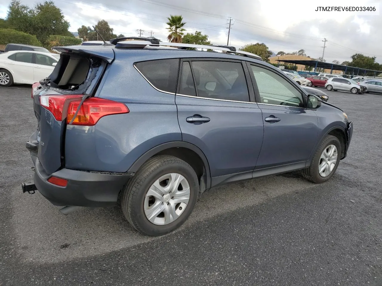 JTMZFREV6ED033406 2014 Toyota Rav4 Le