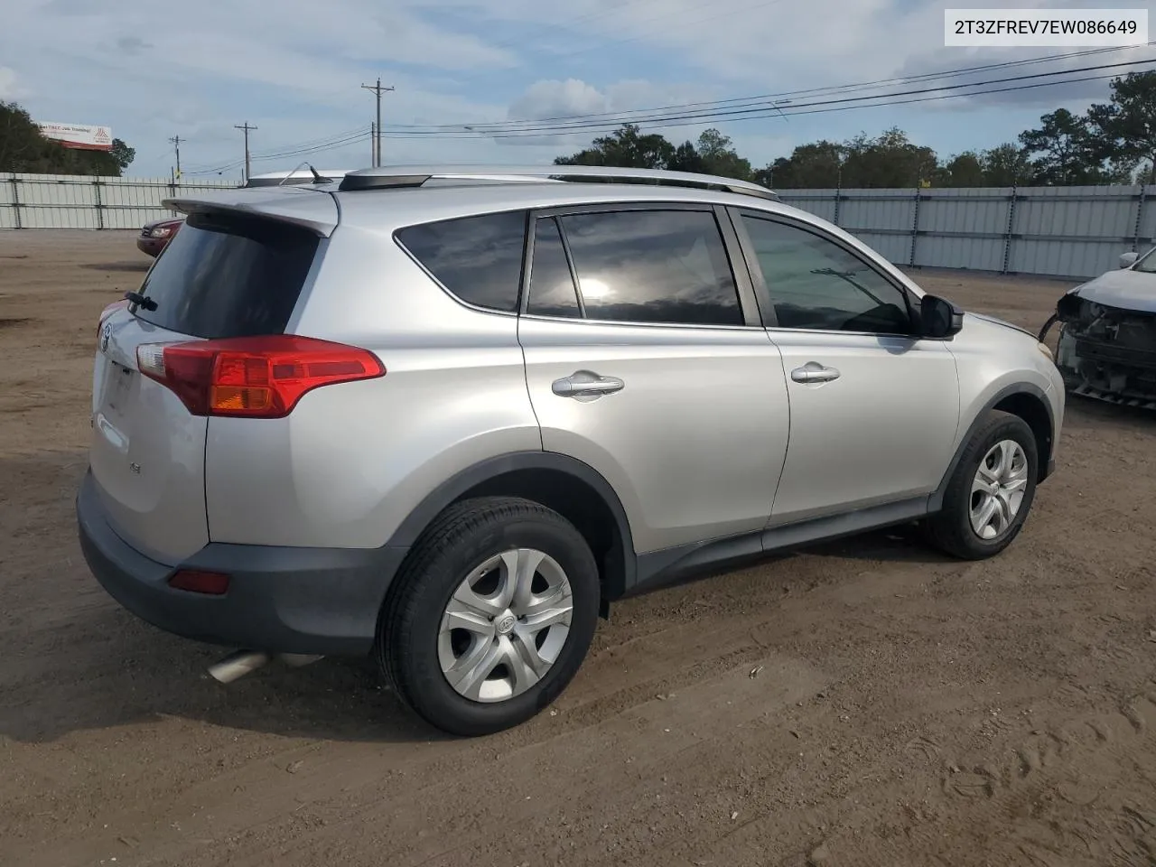 2T3ZFREV7EW086649 2014 Toyota Rav4 Le