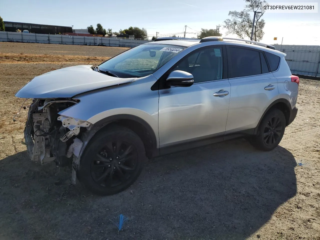 2014 Toyota Rav4 Limited VIN: 2T3DFREV6EW221081 Lot: 78950014