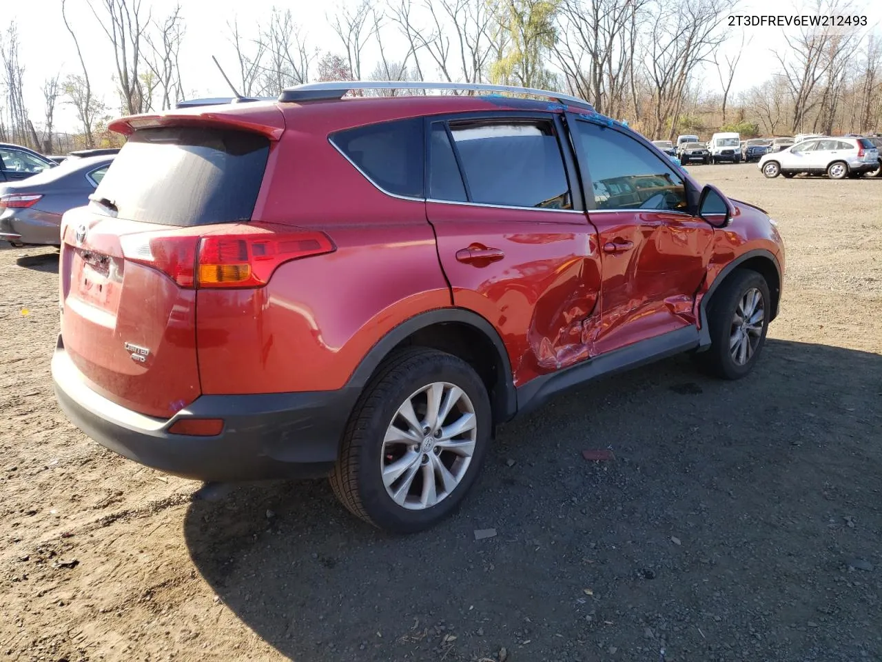 2014 Toyota Rav4 Limited VIN: 2T3DFREV6EW212493 Lot: 79014654