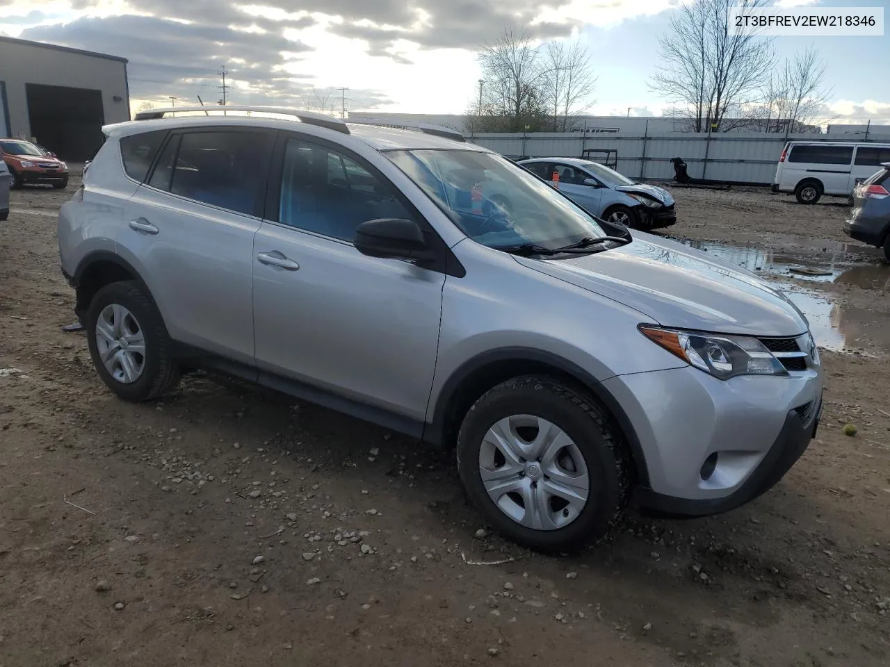 2014 Toyota Rav4 Le VIN: 2T3BFREV2EW218346 Lot: 79818934