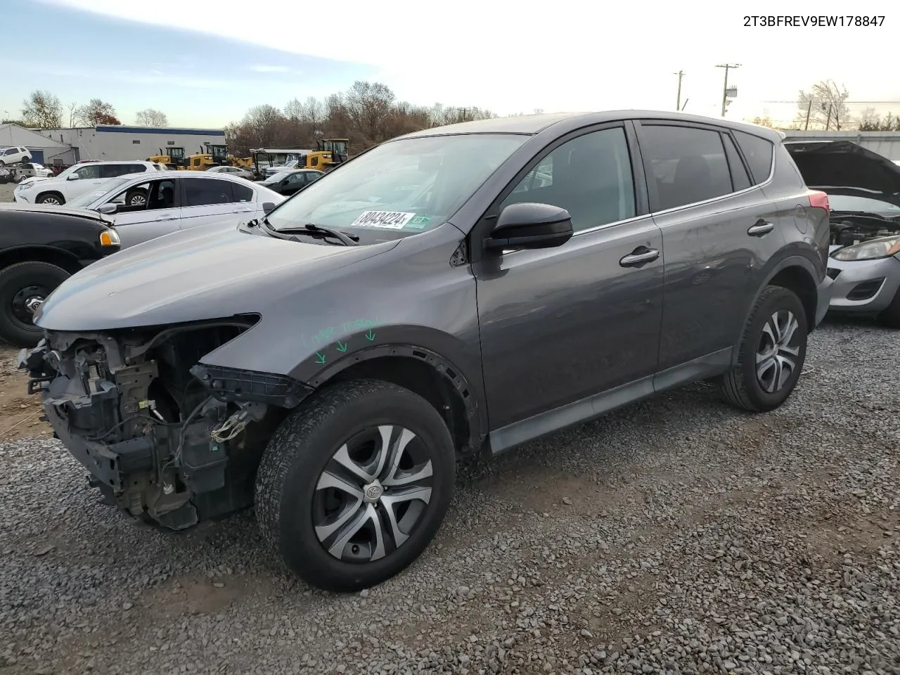 2014 Toyota Rav4 Le VIN: 2T3BFREV9EW178847 Lot: 80434224