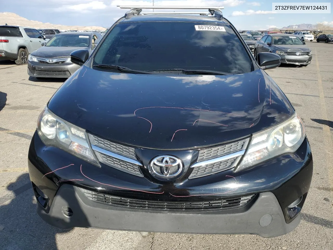 2014 Toyota Rav4 Le VIN: 2T3ZFREV7EW124431 Lot: 80792354