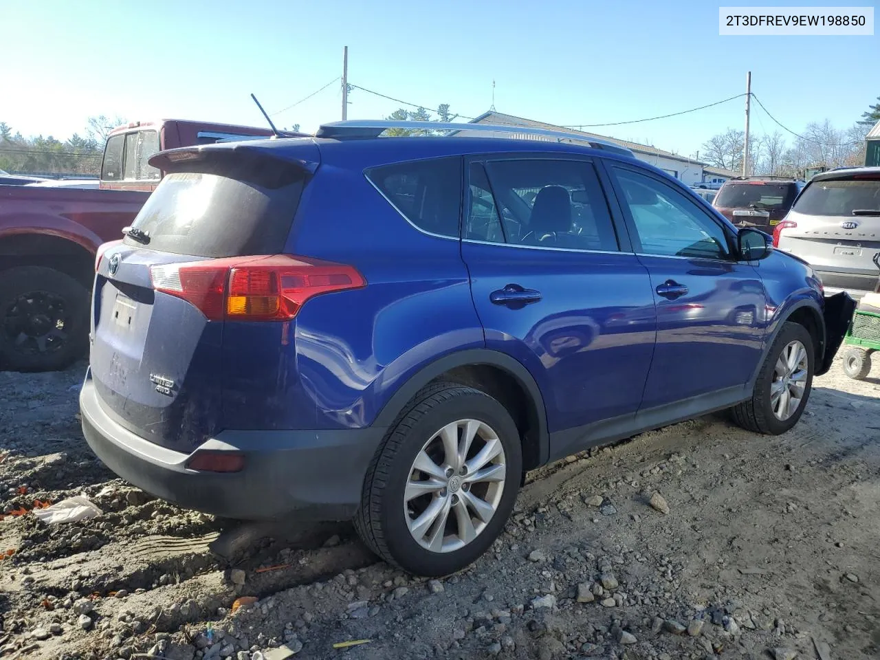 2014 Toyota Rav4 Limited VIN: 2T3DFREV9EW198850 Lot: 80882884