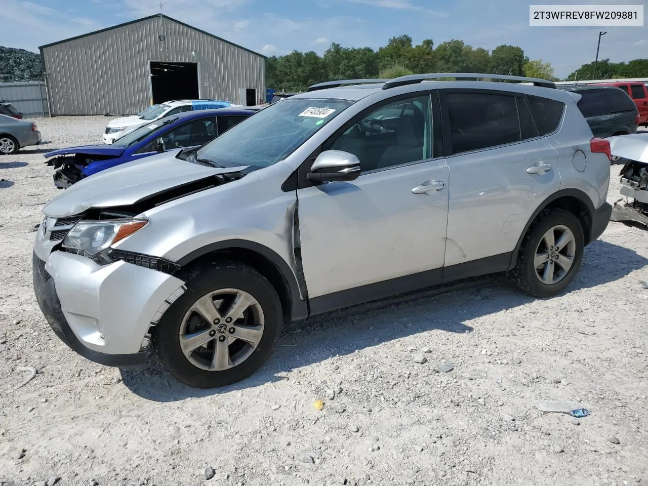 2015 Toyota Rav4 Xle VIN: 2T3WFREV8FW209881 Lot: 67405904