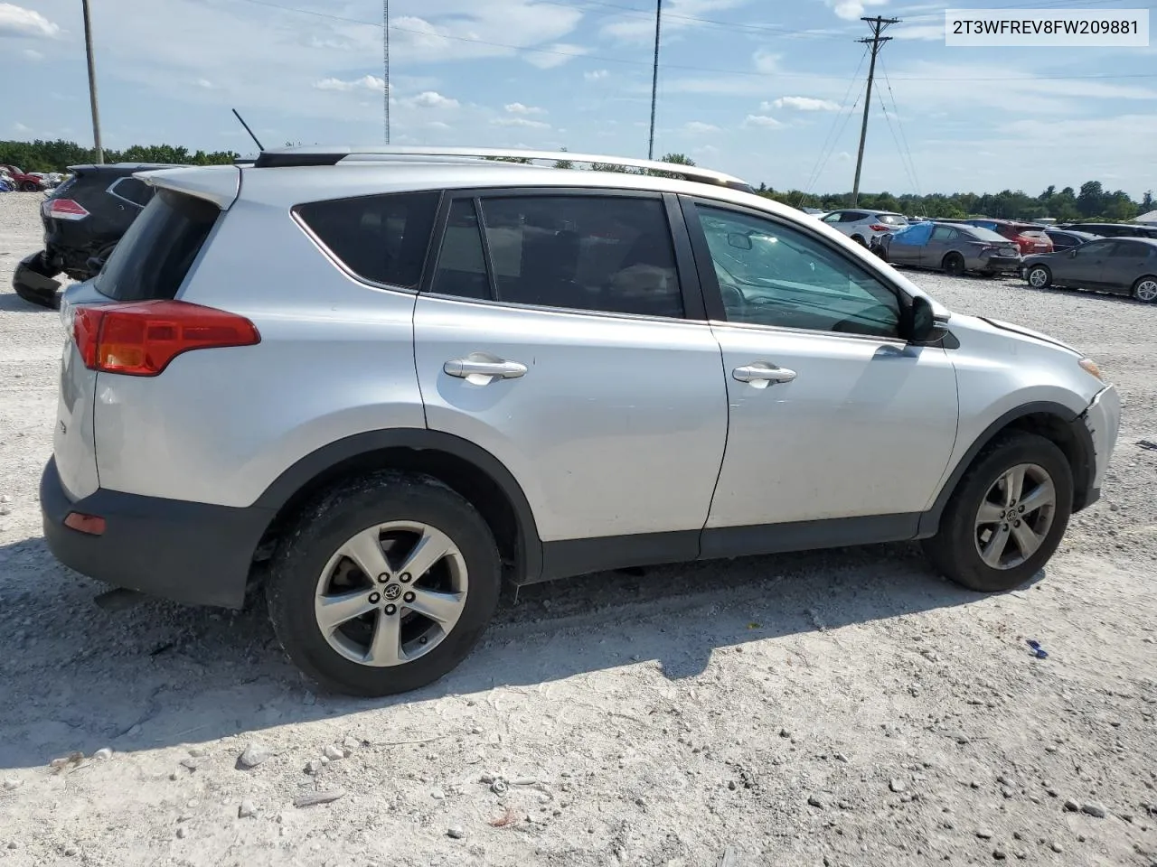 2015 Toyota Rav4 Xle VIN: 2T3WFREV8FW209881 Lot: 67405904