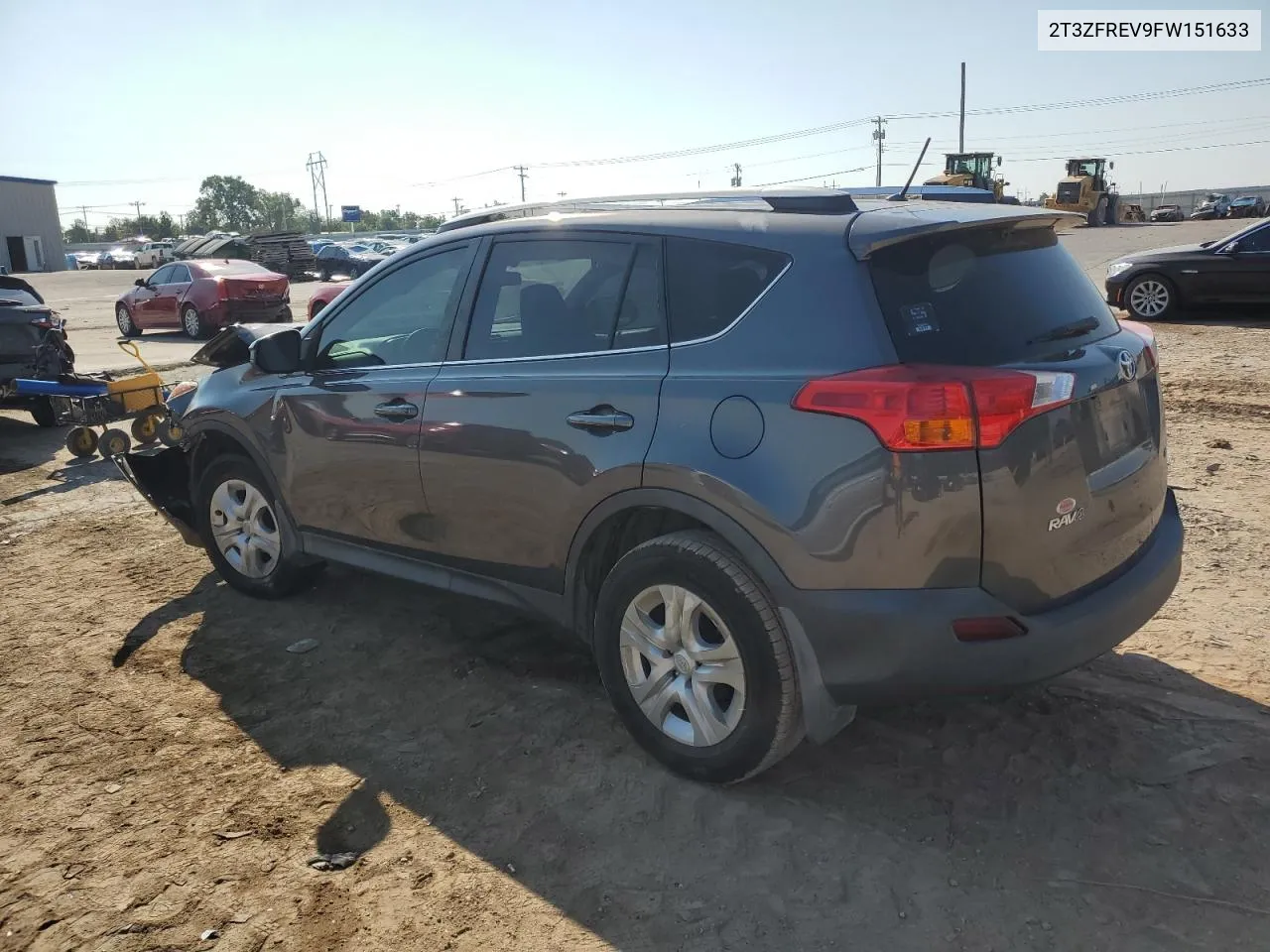 2015 Toyota Rav4 Le VIN: 2T3ZFREV9FW151633 Lot: 71344984