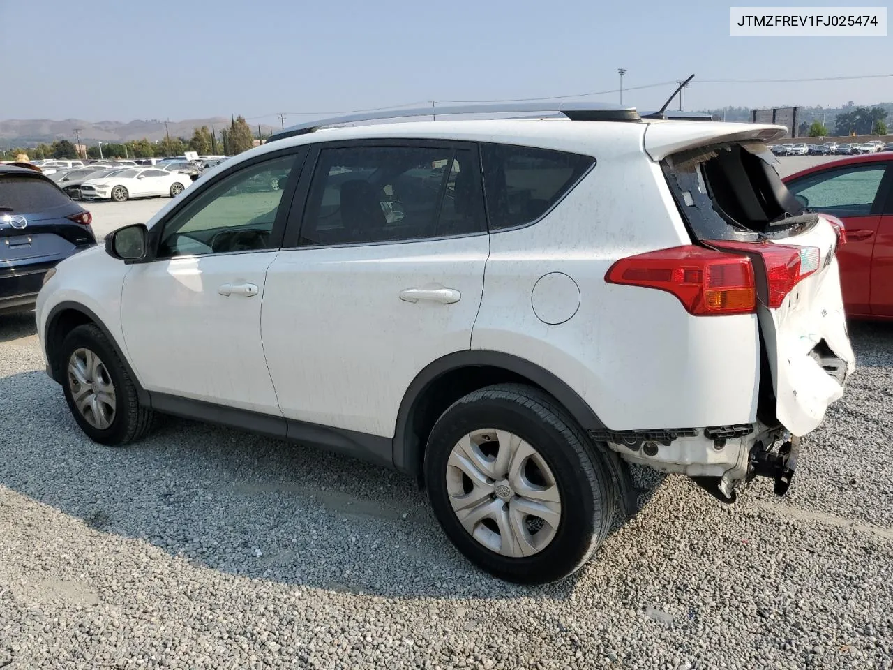 2015 Toyota Rav4 Le VIN: JTMZFREV1FJ025474 Lot: 71744174