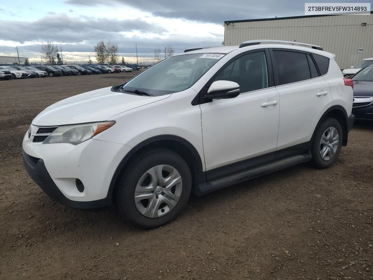 2015 Toyota Rav4 Le VIN: 2T3BFREV5FW314893 Lot: 71917414