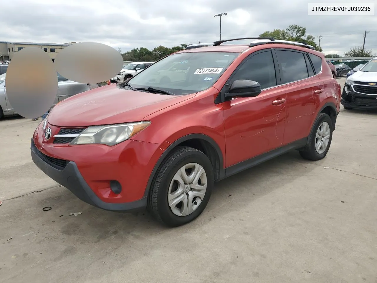 JTMZFREV0FJ039236 2015 Toyota Rav4 Le