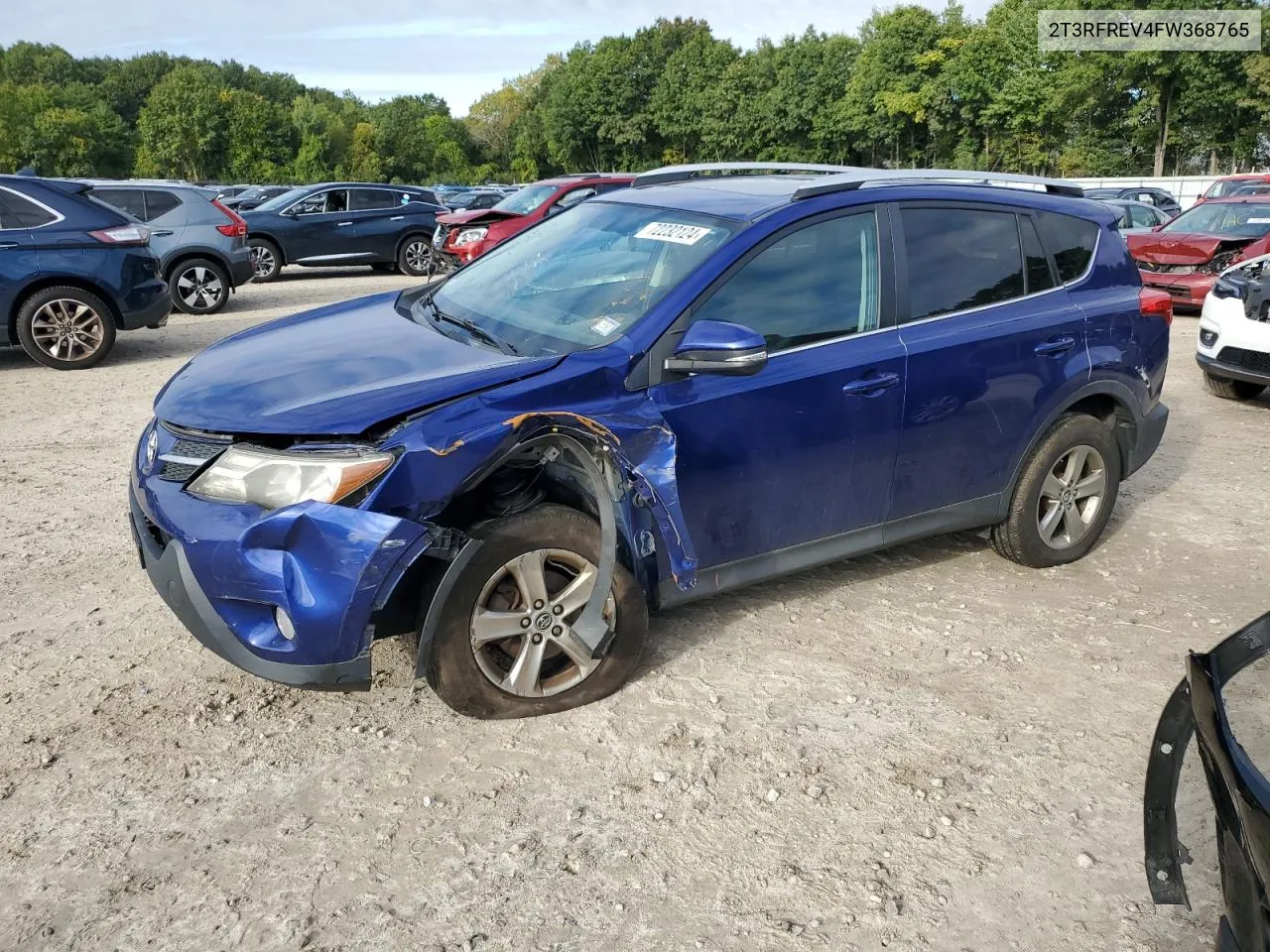 2T3RFREV4FW368765 2015 Toyota Rav4 Xle