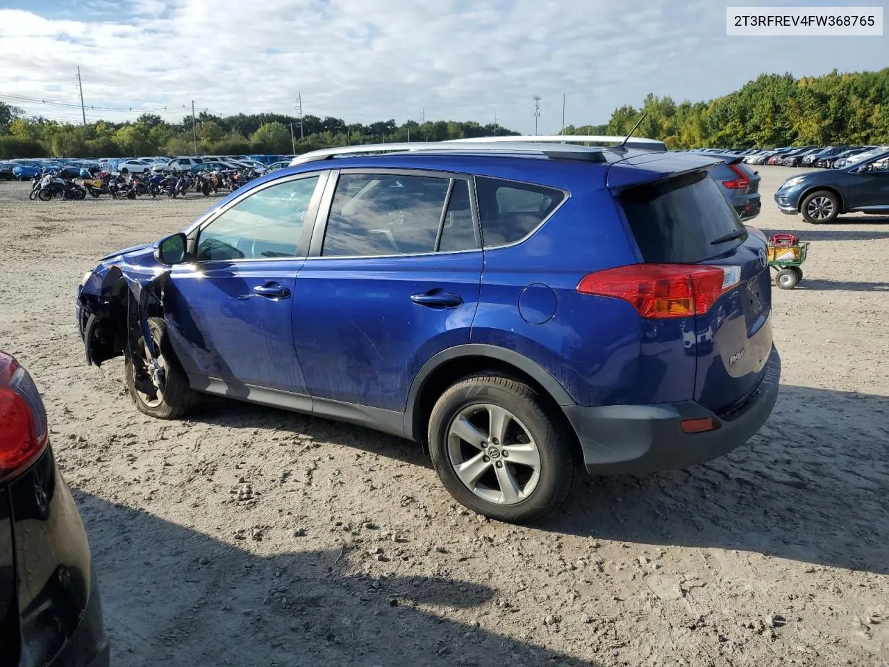 2T3RFREV4FW368765 2015 Toyota Rav4 Xle