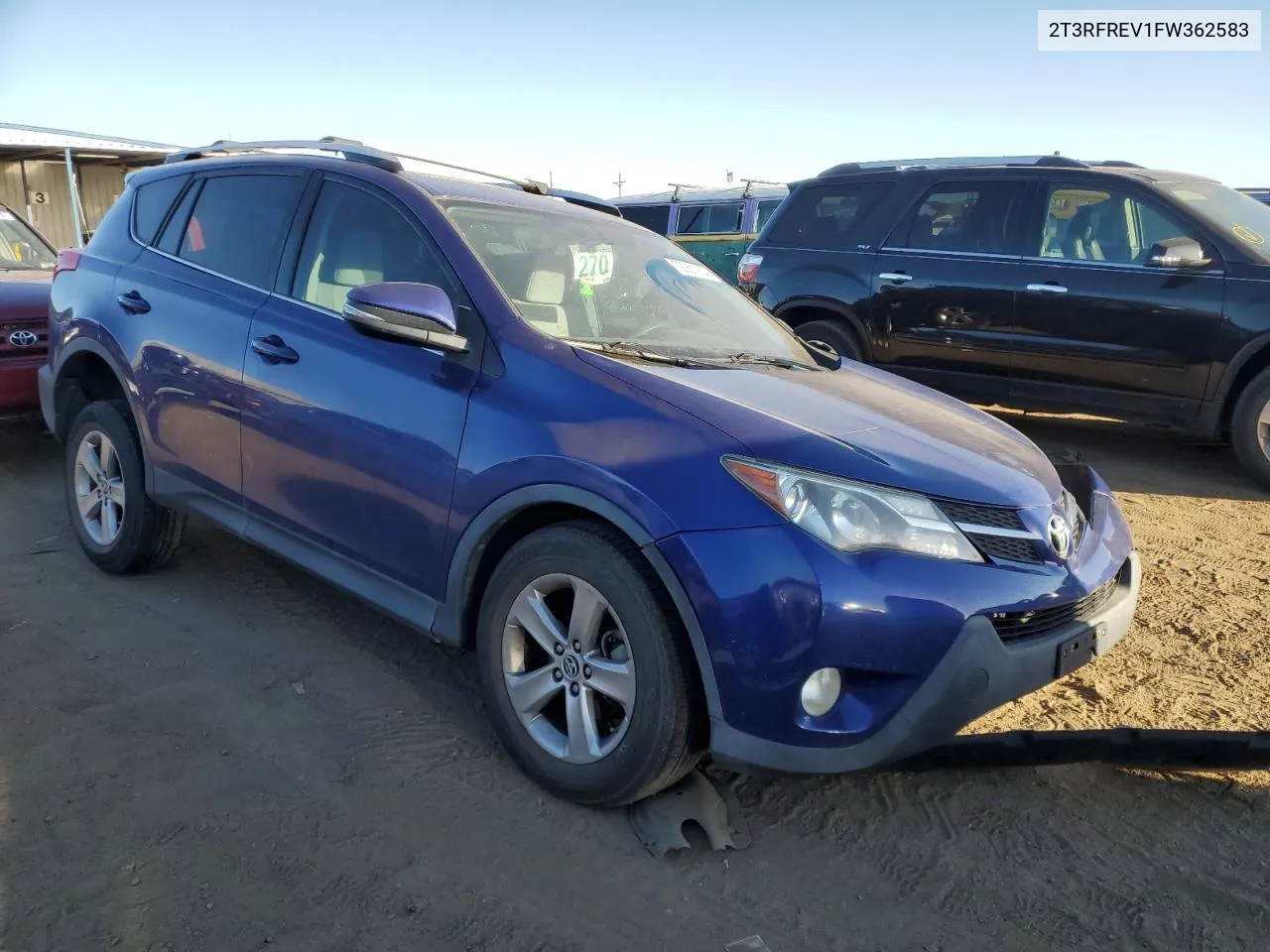 2T3RFREV1FW362583 2015 Toyota Rav4 Xle