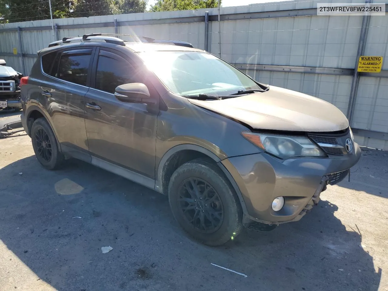 2015 Toyota Rav4 Xle VIN: 2T3WFREV8FW225451 Lot: 72515194