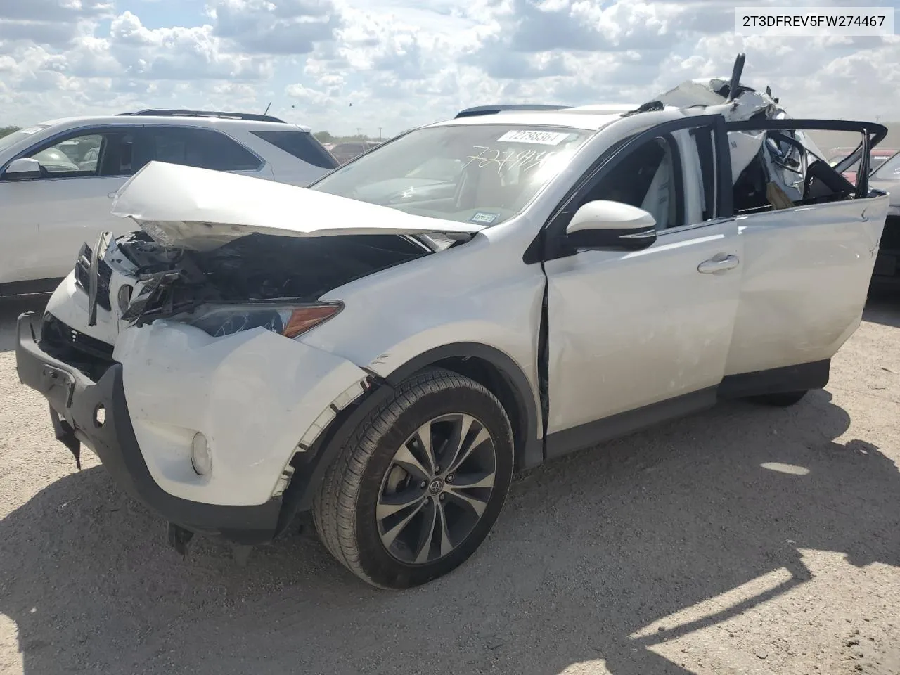 2T3DFREV5FW274467 2015 Toyota Rav4 Limited