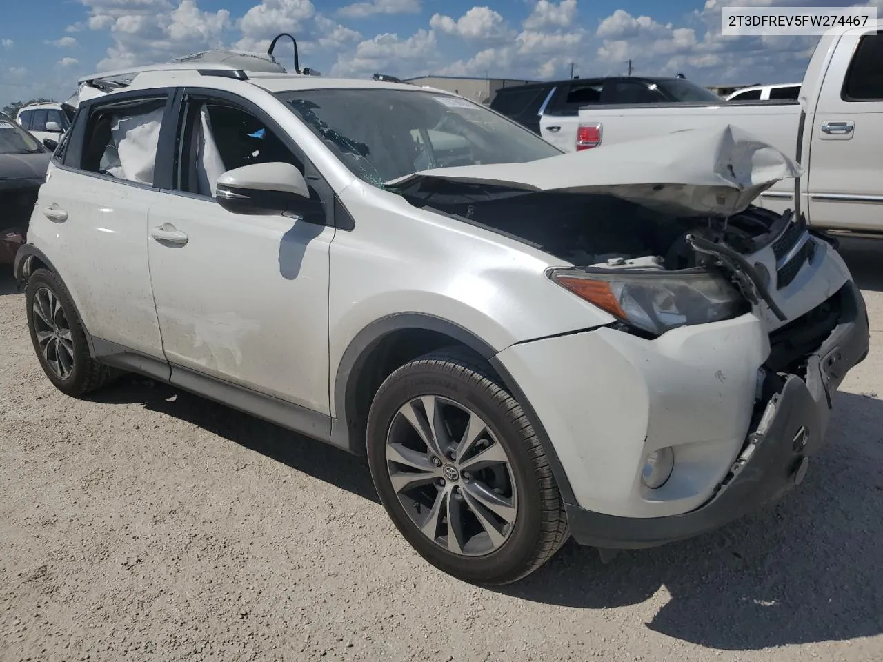 2T3DFREV5FW274467 2015 Toyota Rav4 Limited