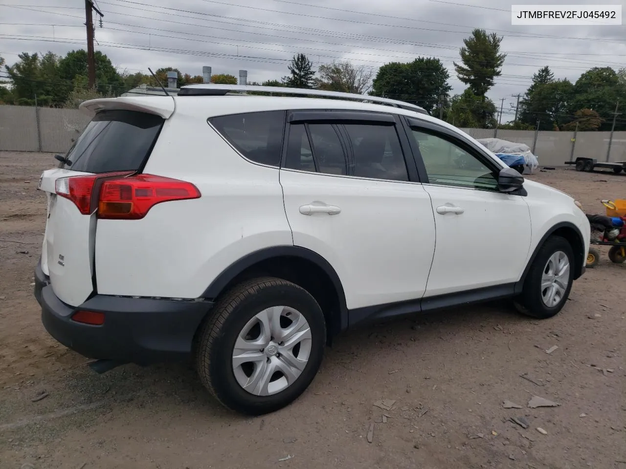 2015 Toyota Rav4 Le VIN: JTMBFREV2FJ045492 Lot: 72906984