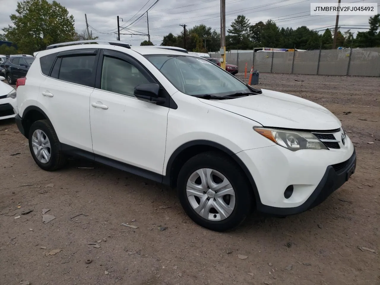 2015 Toyota Rav4 Le VIN: JTMBFREV2FJ045492 Lot: 72906984