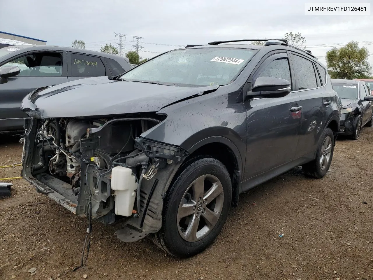 JTMRFREV1FD126481 2015 Toyota Rav4 Xle