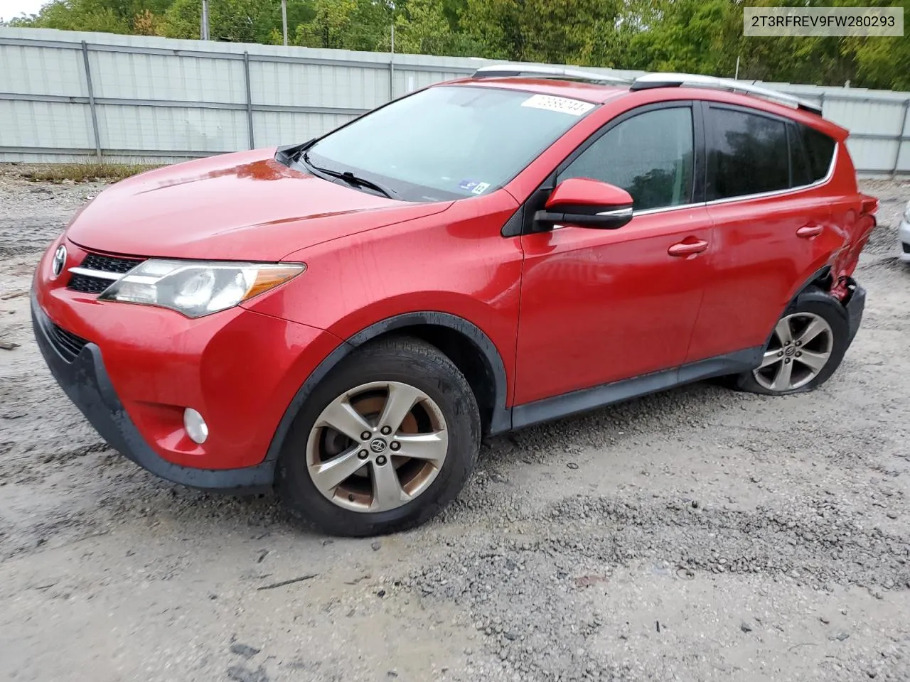 2015 Toyota Rav4 Xle VIN: 2T3RFREV9FW280293 Lot: 72989244