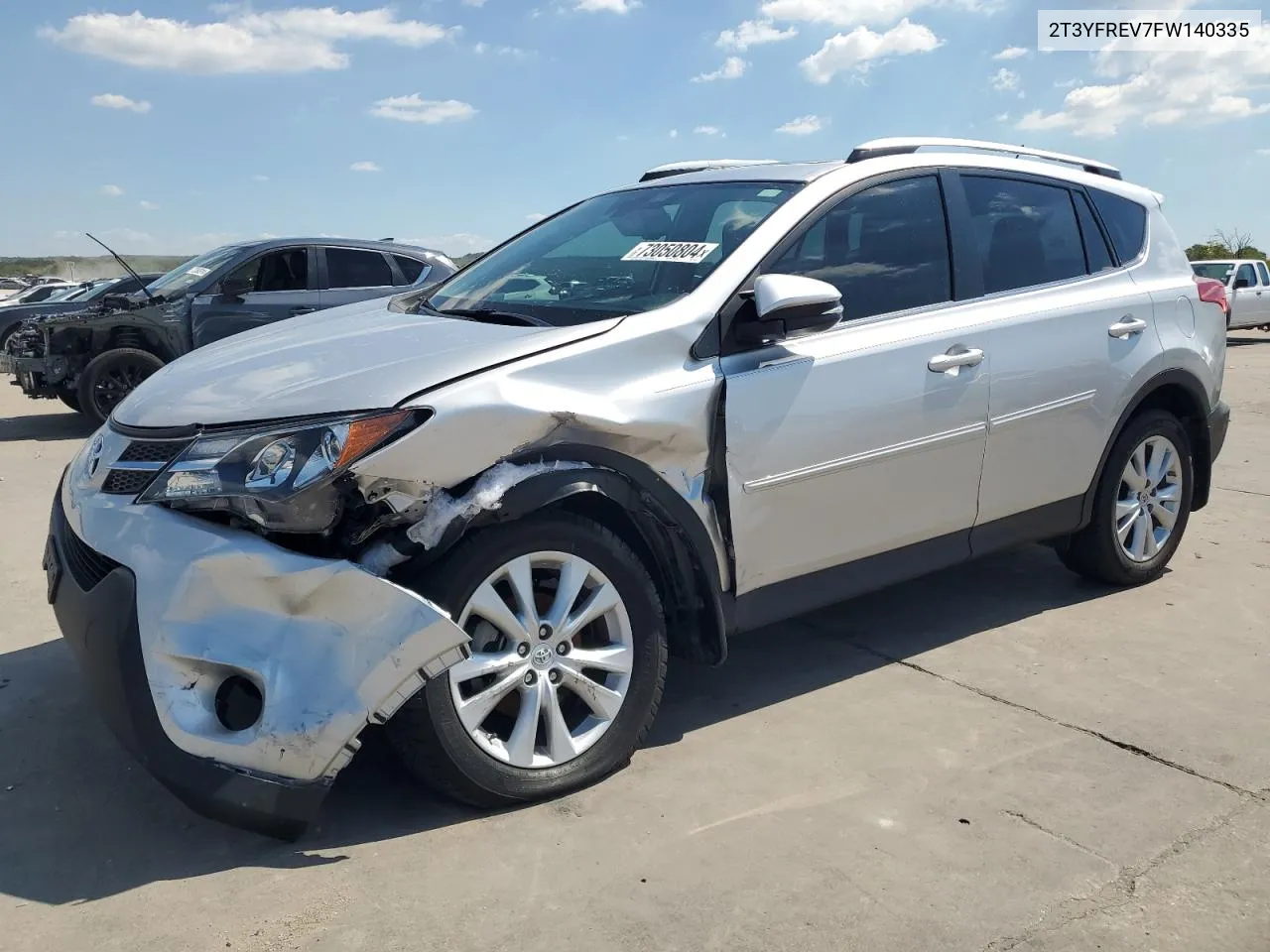 2015 Toyota Rav4 Limited VIN: 2T3YFREV7FW140335 Lot: 73050804