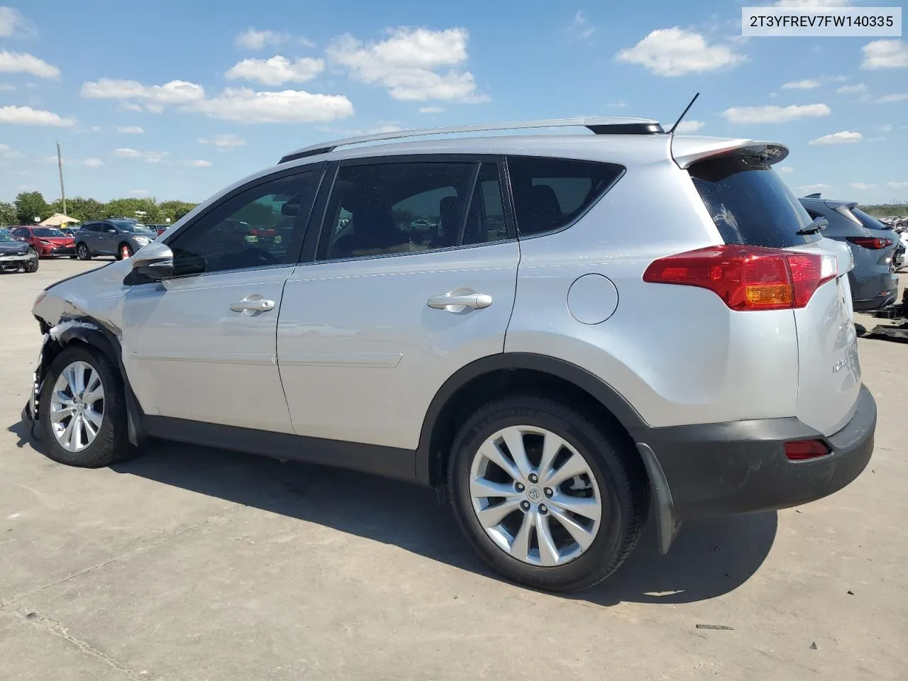 2015 Toyota Rav4 Limited VIN: 2T3YFREV7FW140335 Lot: 73050804