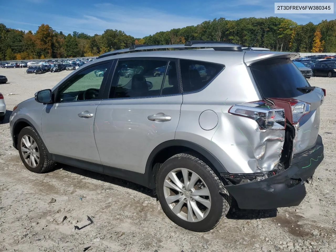 2015 Toyota Rav4 Limited VIN: 2T3DFREV6FW380345 Lot: 73174494