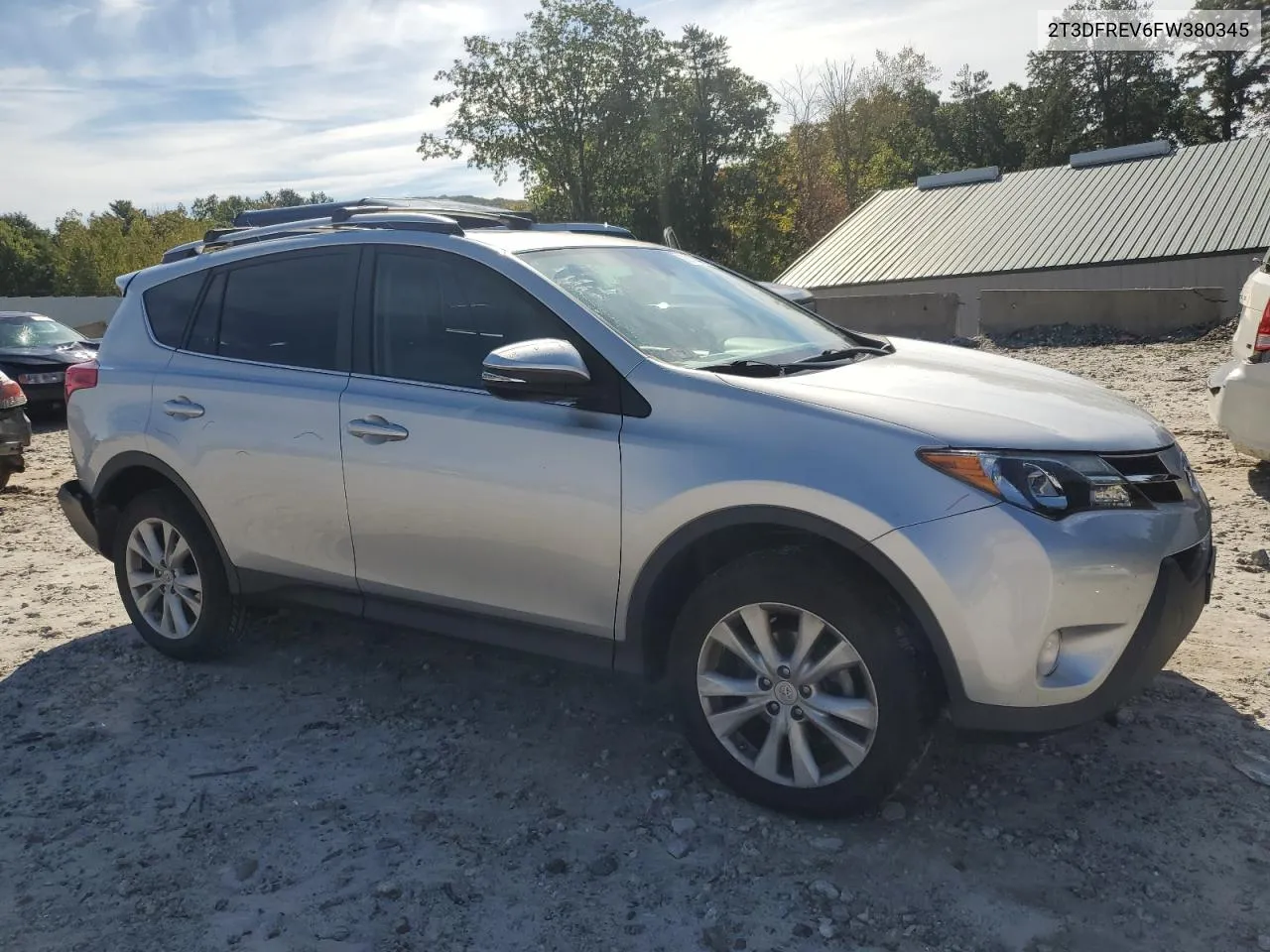 2015 Toyota Rav4 Limited VIN: 2T3DFREV6FW380345 Lot: 73174494