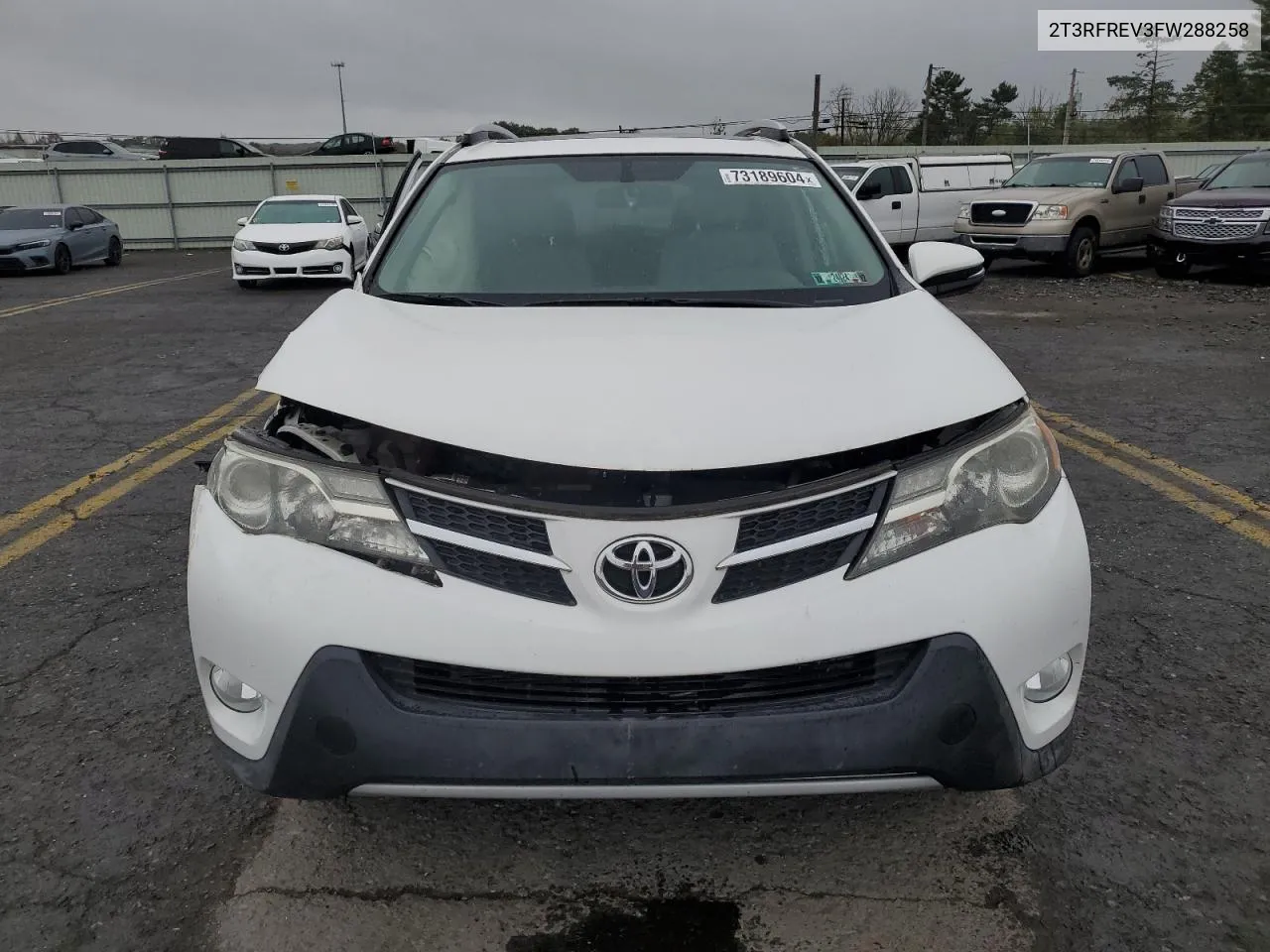 2T3RFREV3FW288258 2015 Toyota Rav4 Xle