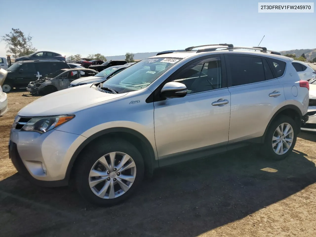 2015 Toyota Rav4 Limited VIN: 2T3DFREV1FW245970 Lot: 73396154