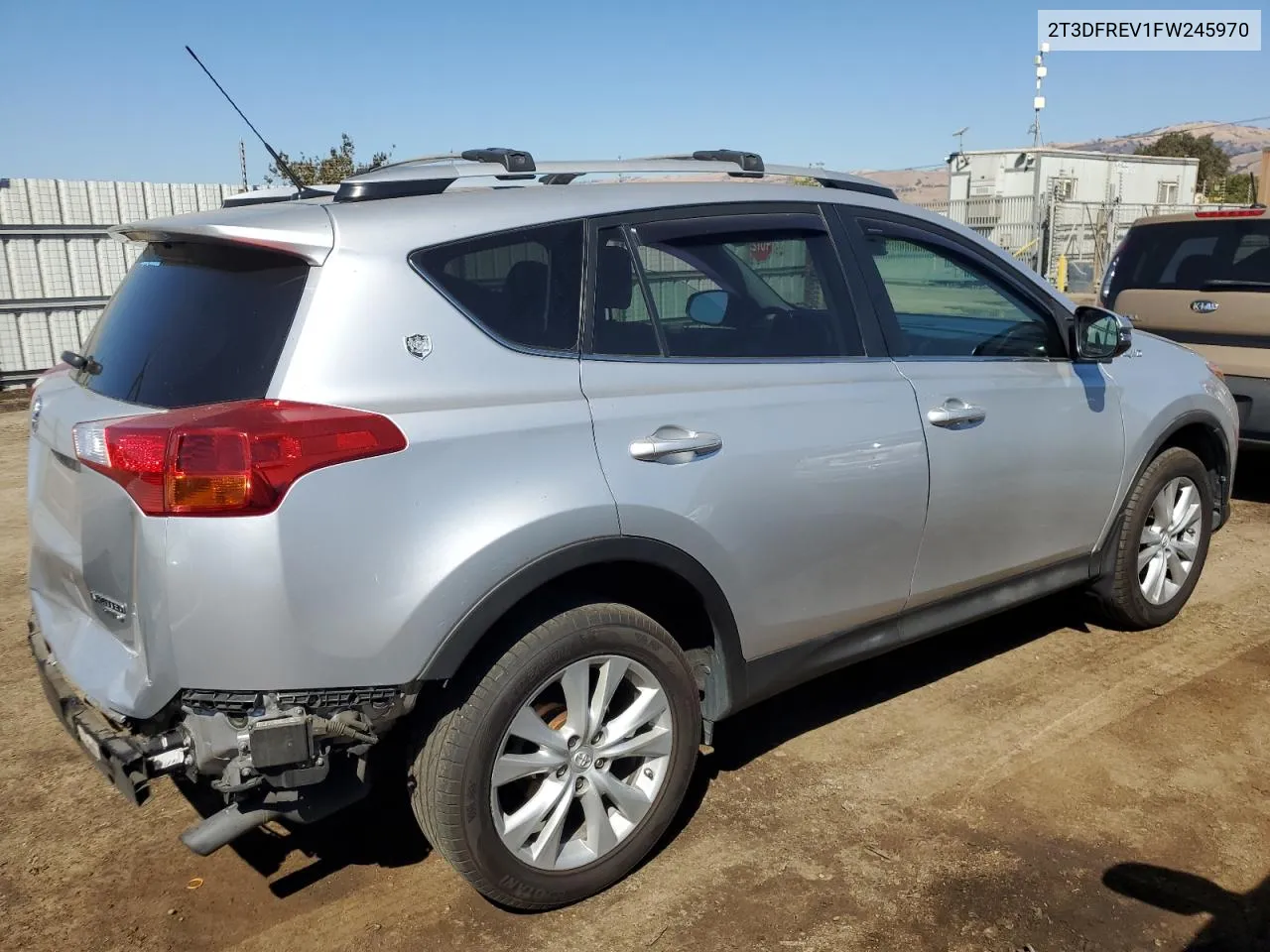 2015 Toyota Rav4 Limited VIN: 2T3DFREV1FW245970 Lot: 73396154