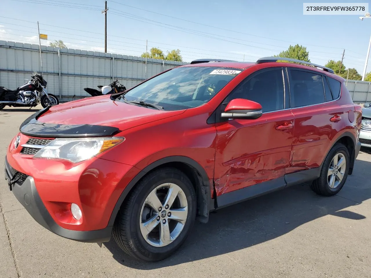 2015 Toyota Rav4 Xle VIN: 2T3RFREV9FW365778 Lot: 73429834