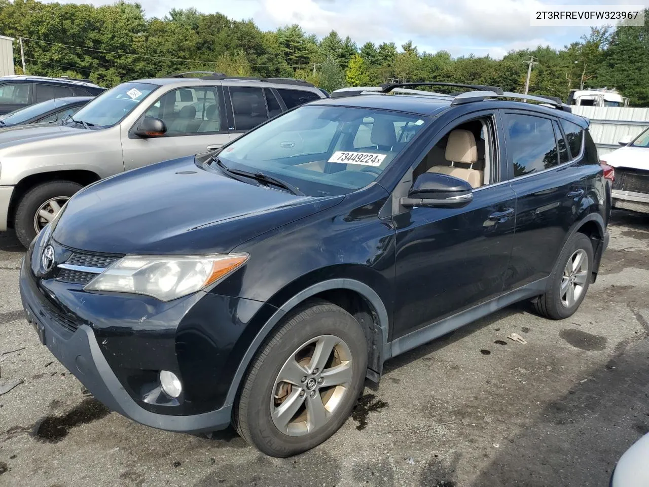 2015 Toyota Rav4 Xle VIN: 2T3RFREV0FW323967 Lot: 73449224