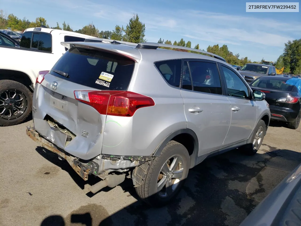 2015 Toyota Rav4 Xle VIN: 2T3RFREV7FW239452 Lot: 73695704