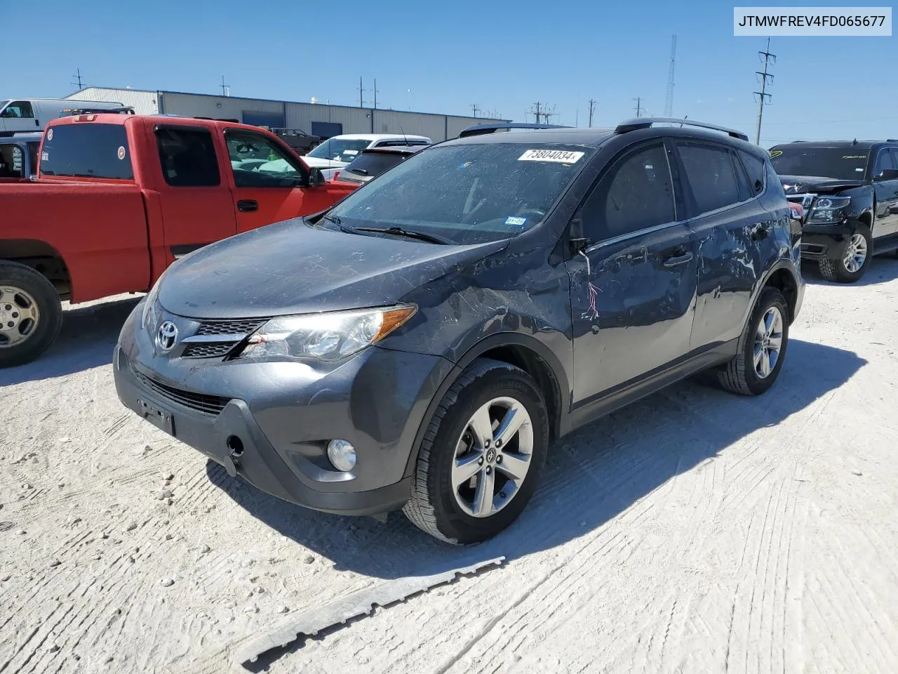 JTMWFREV4FD065677 2015 Toyota Rav4 Xle