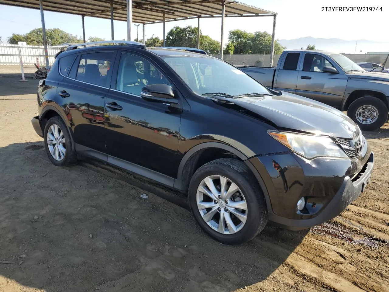 2015 Toyota Rav4 Limited VIN: 2T3YFREV3FW219744 Lot: 74043344