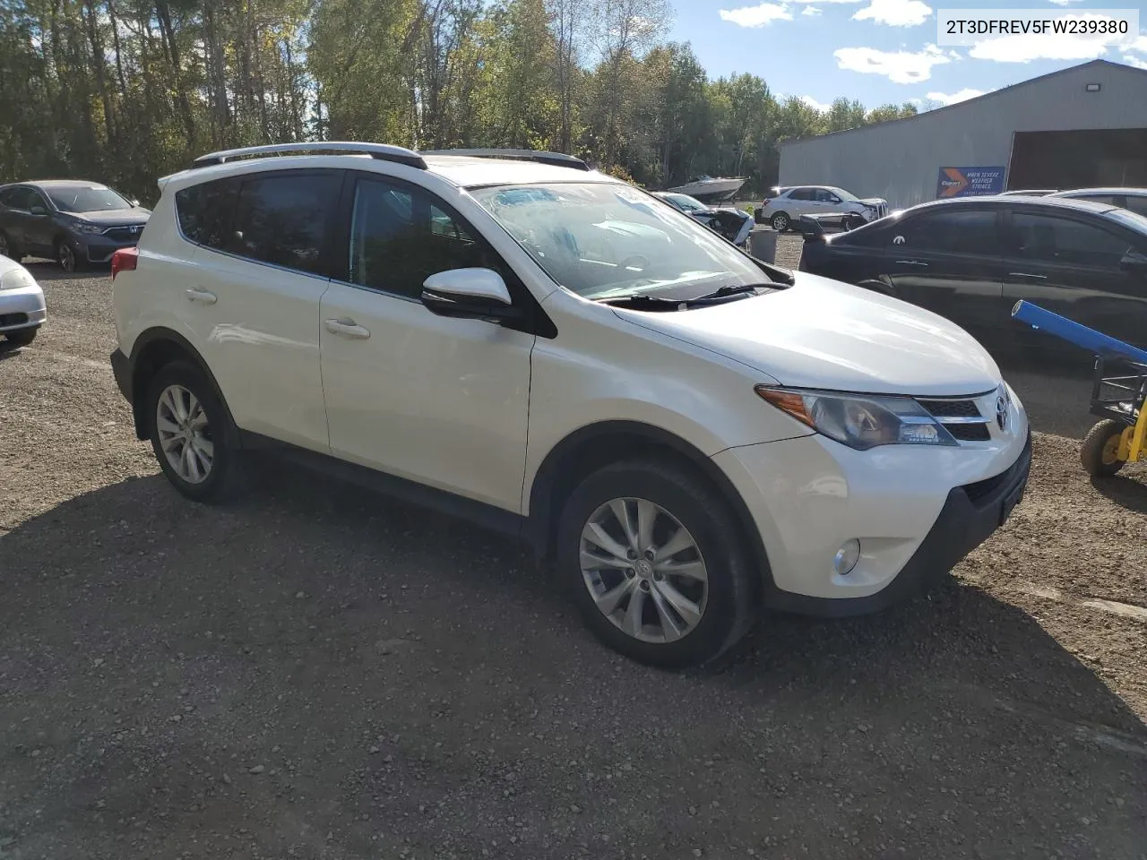 2015 Toyota Rav4 Limited VIN: 2T3DFREV5FW239380 Lot: 74247384