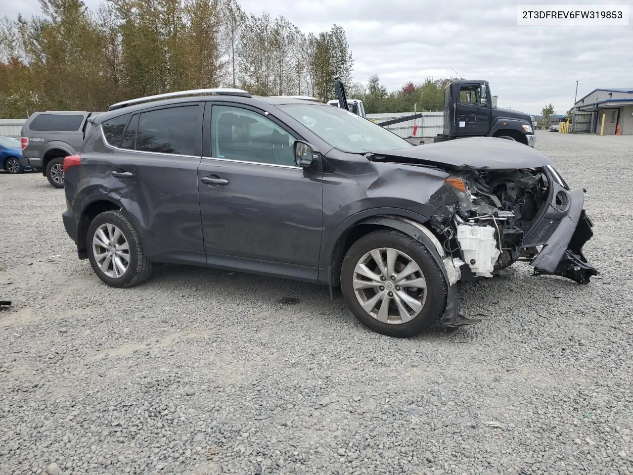 2015 Toyota Rav4 Limited VIN: 2T3DFREV6FW319853 Lot: 74271244