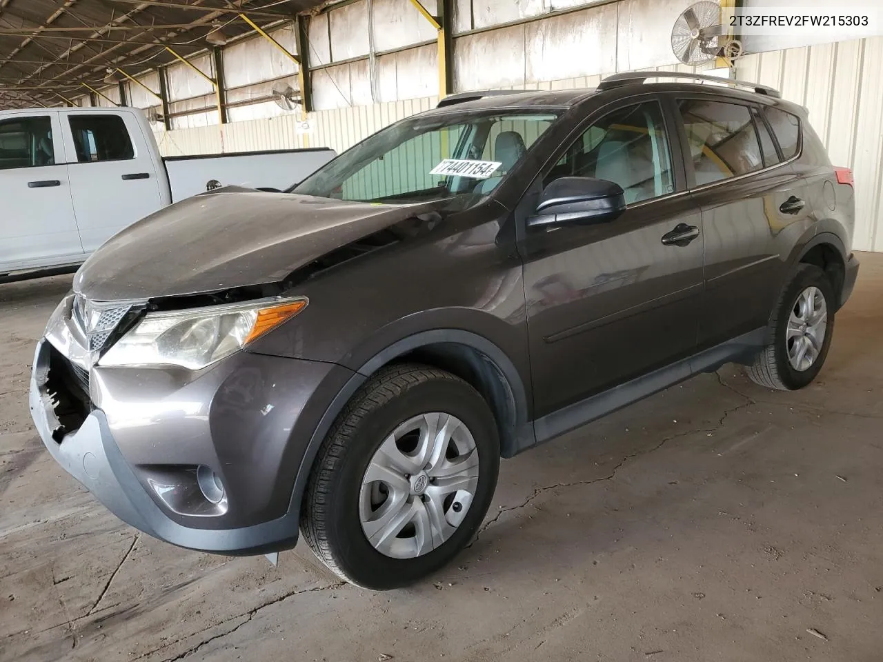 2015 Toyota Rav4 Le VIN: 2T3ZFREV2FW215303 Lot: 74401154