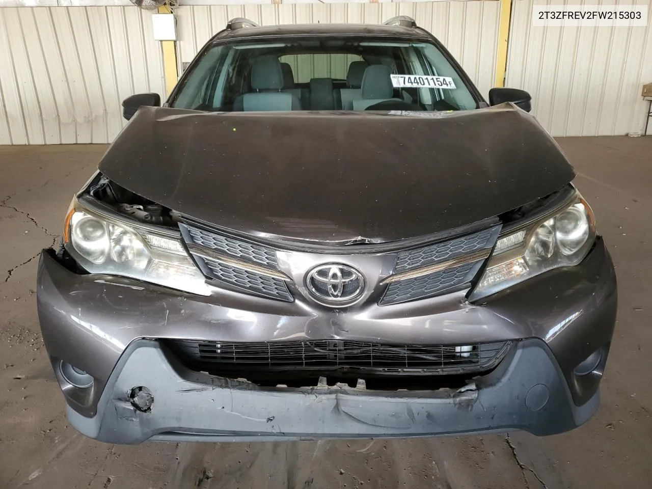 2015 Toyota Rav4 Le VIN: 2T3ZFREV2FW215303 Lot: 74401154