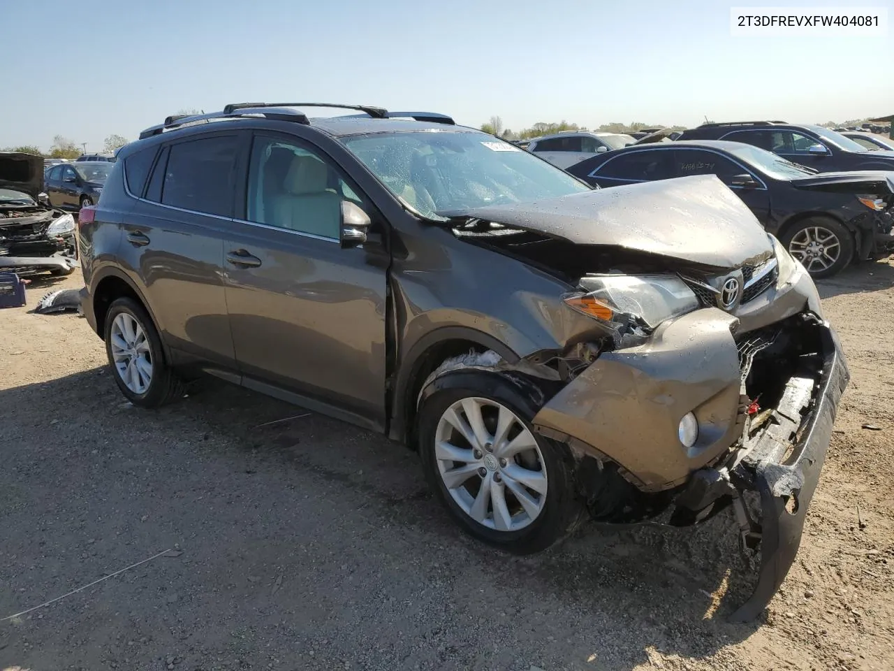 2015 Toyota Rav4 Limited VIN: 2T3DFREVXFW404081 Lot: 75175924