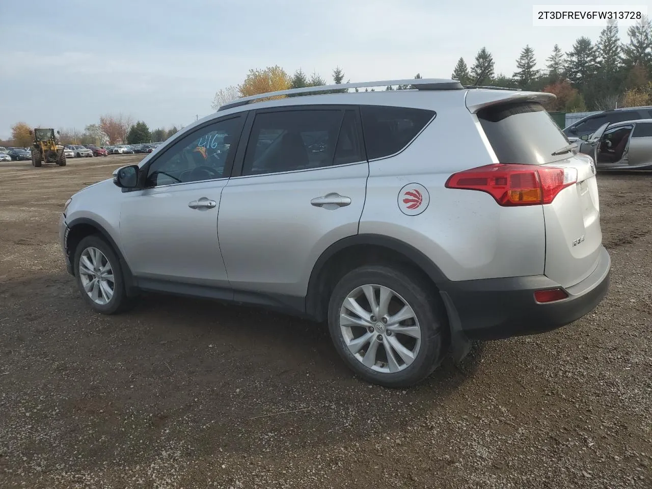 2015 Toyota Rav4 Limited VIN: 2T3DFREV6FW313728 Lot: 75217894