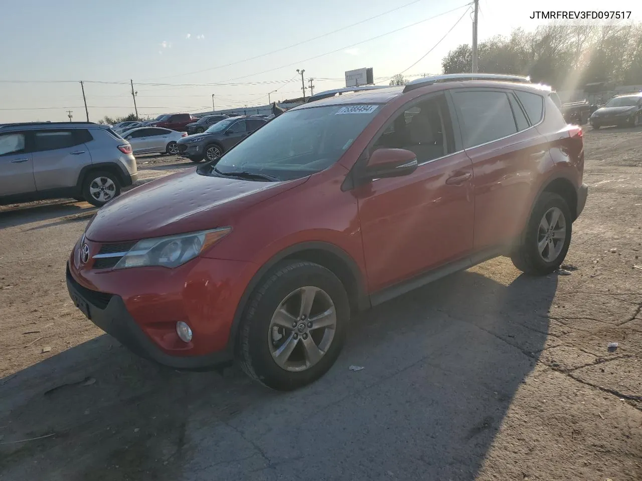 2015 Toyota Rav4 Xle VIN: JTMRFREV3FD097517 Lot: 75388494