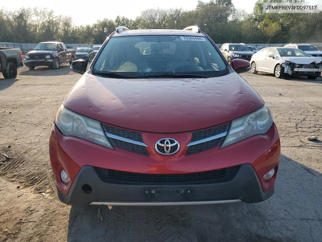 2015 Toyota Rav4 Xle VIN: JTMRFREV3FD097517 Lot: 75388494