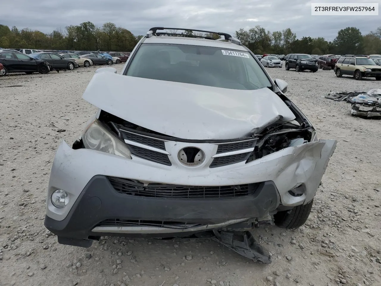 2015 Toyota Rav4 Xle VIN: 2T3RFREV3FW257964 Lot: 75411764