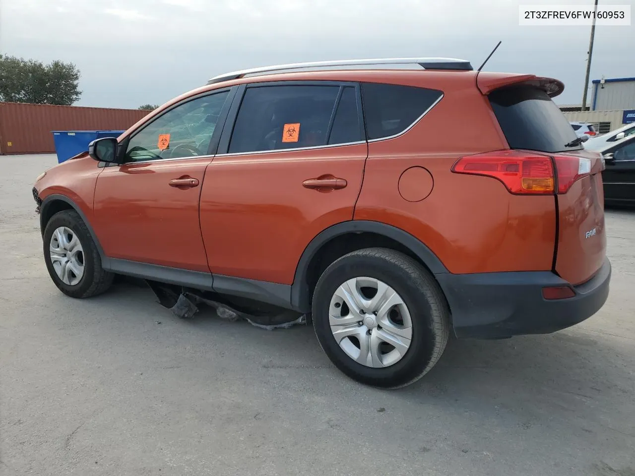 2T3ZFREV6FW160953 2015 Toyota Rav4 Le