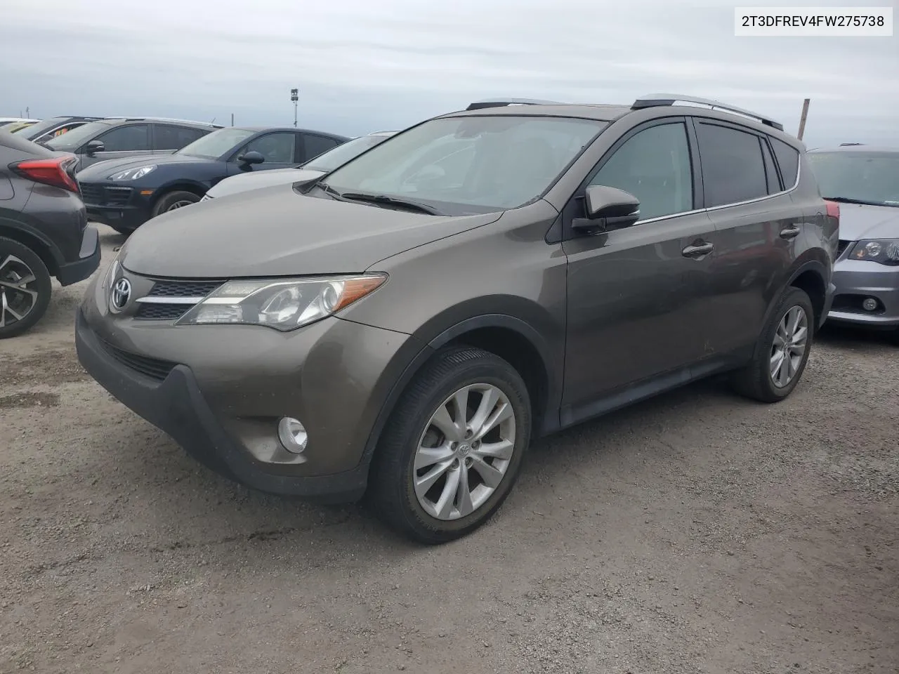 2015 Toyota Rav4 Limited VIN: 2T3DFREV4FW275738 Lot: 76281254