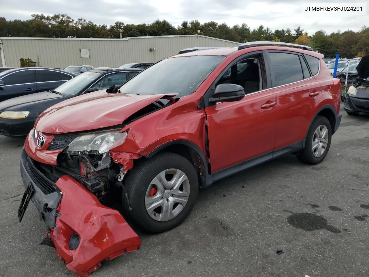 2015 Toyota Rav4 Le VIN: JTMBFREV3FJ024201 Lot: 76451454