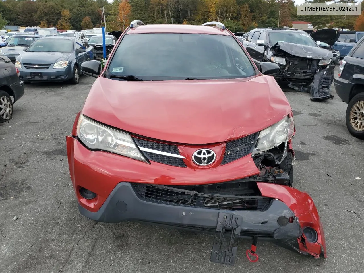 2015 Toyota Rav4 Le VIN: JTMBFREV3FJ024201 Lot: 76451454