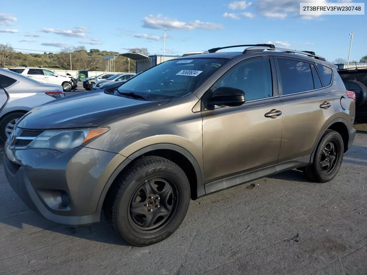 2015 Toyota Rav4 Le VIN: 2T3BFREV3FW230748 Lot: 76500634